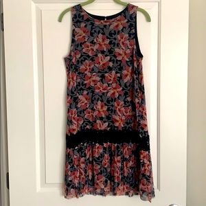 Floral Pleated Dress